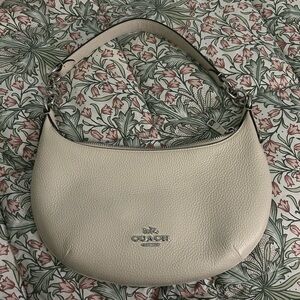 Coach Cream/white small Leather Teri Shoulder Bag